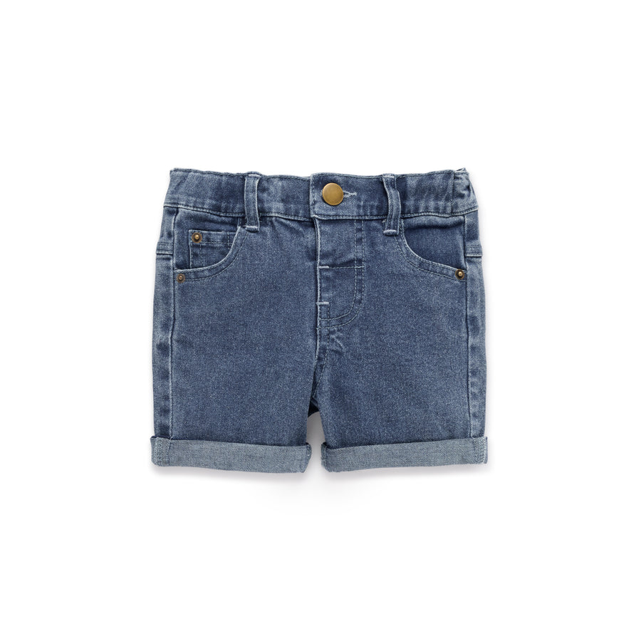 Dark Denim Shorts