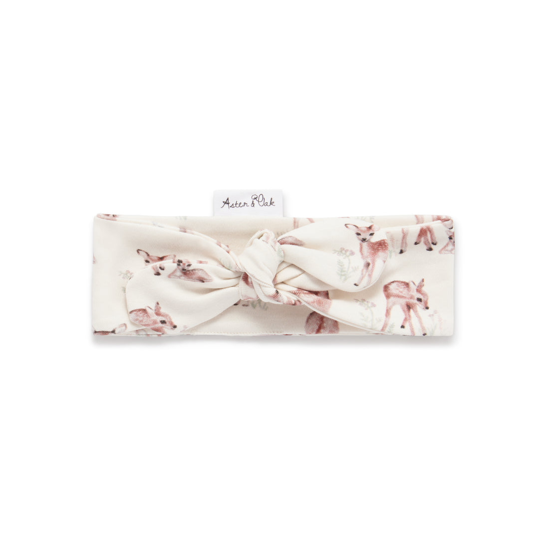 Aster & Oak Natural Watercolour Deer Fawn Meadow Headband