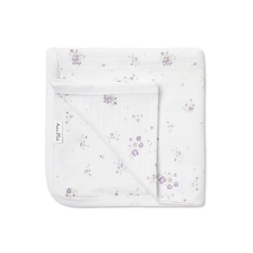 Baby Girls White Flower Grace Floral Baby Wrap Swaddle