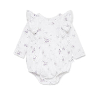 Baby Toddler Girl Grace Floral Bubble Romper Lace