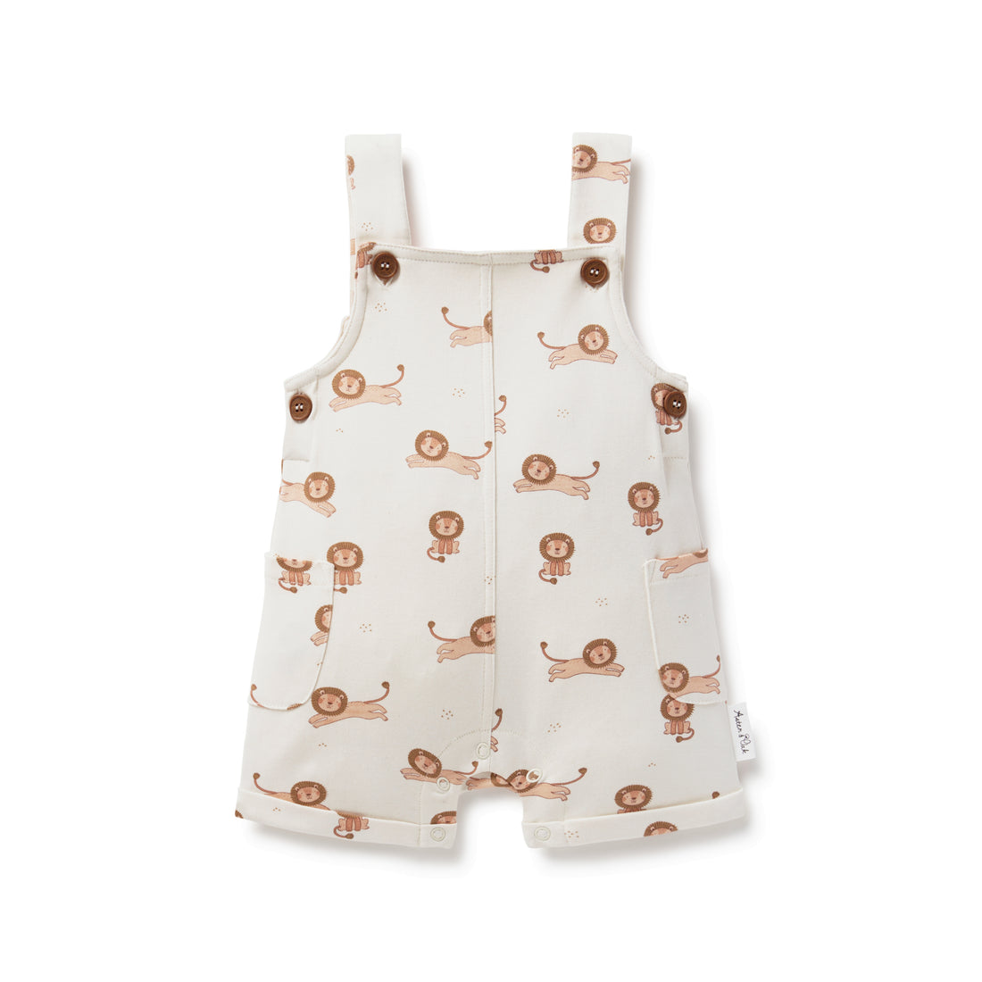 Baby toddler Boys Safari Little Lion Overalls Playsuit romper