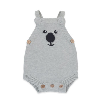 Grey Marle Koala Knit Romper