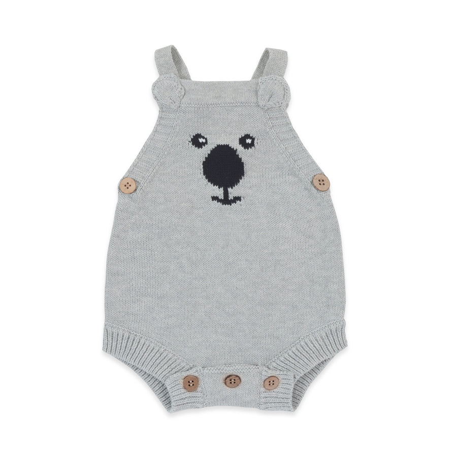 Grey Marle Koala Knit Romper