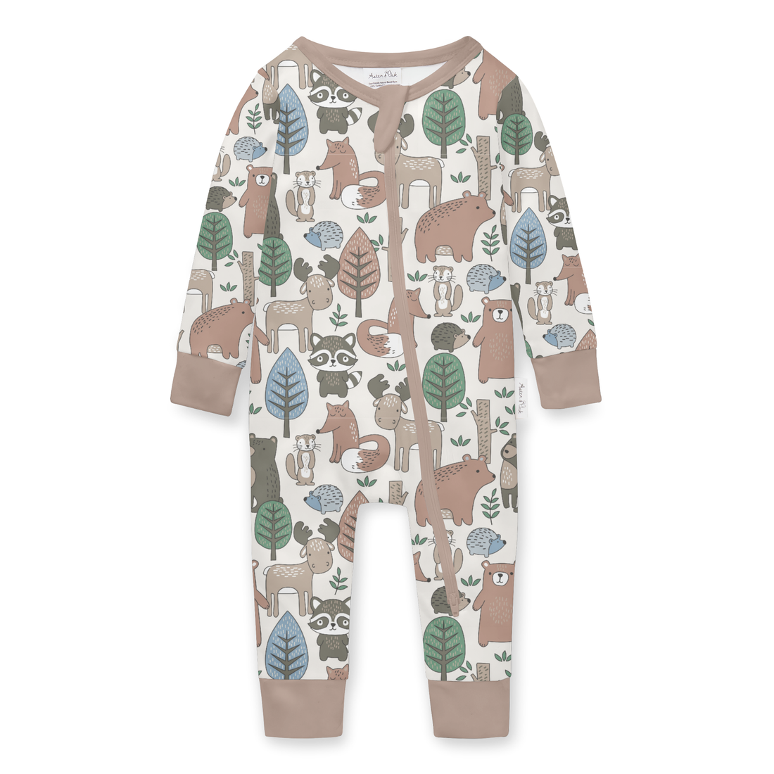 Noah Woodland Zip Romper
