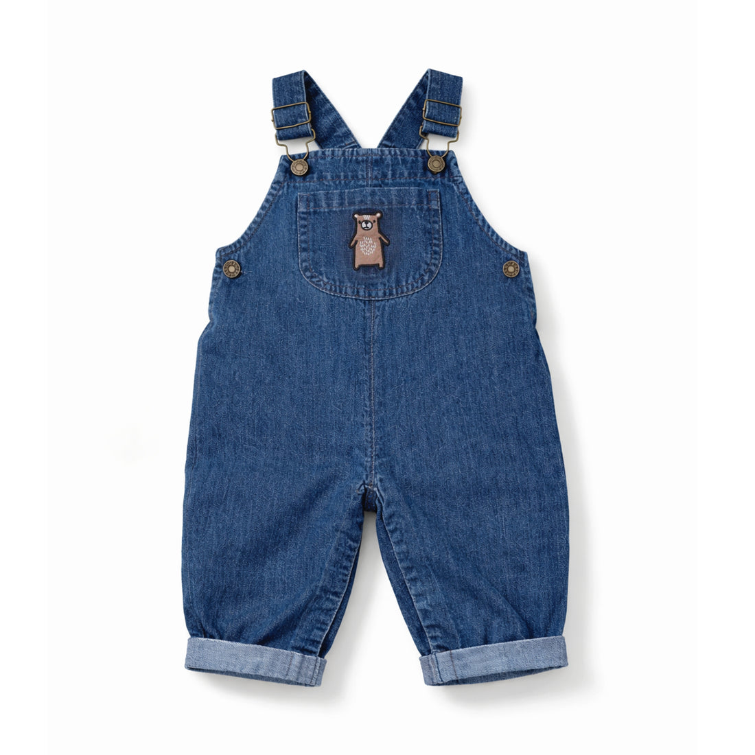 Noah Bear Denim Overalls