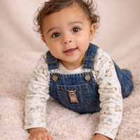 Noah Bear Denim Overalls