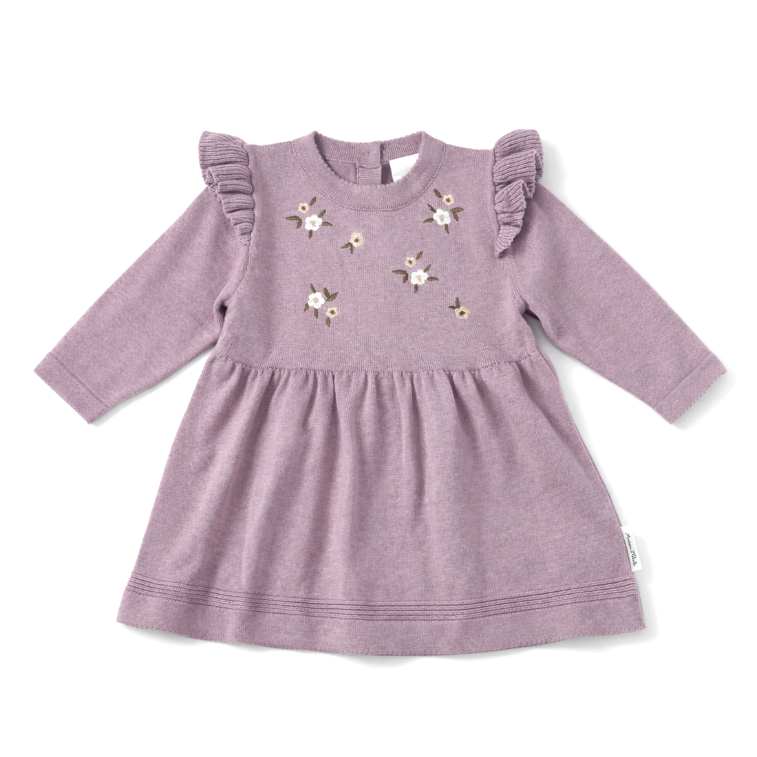Pink Embroidered Knit Dress, Pink / 1yr Pink Embroidered Knit Dress, Pink / 1yr