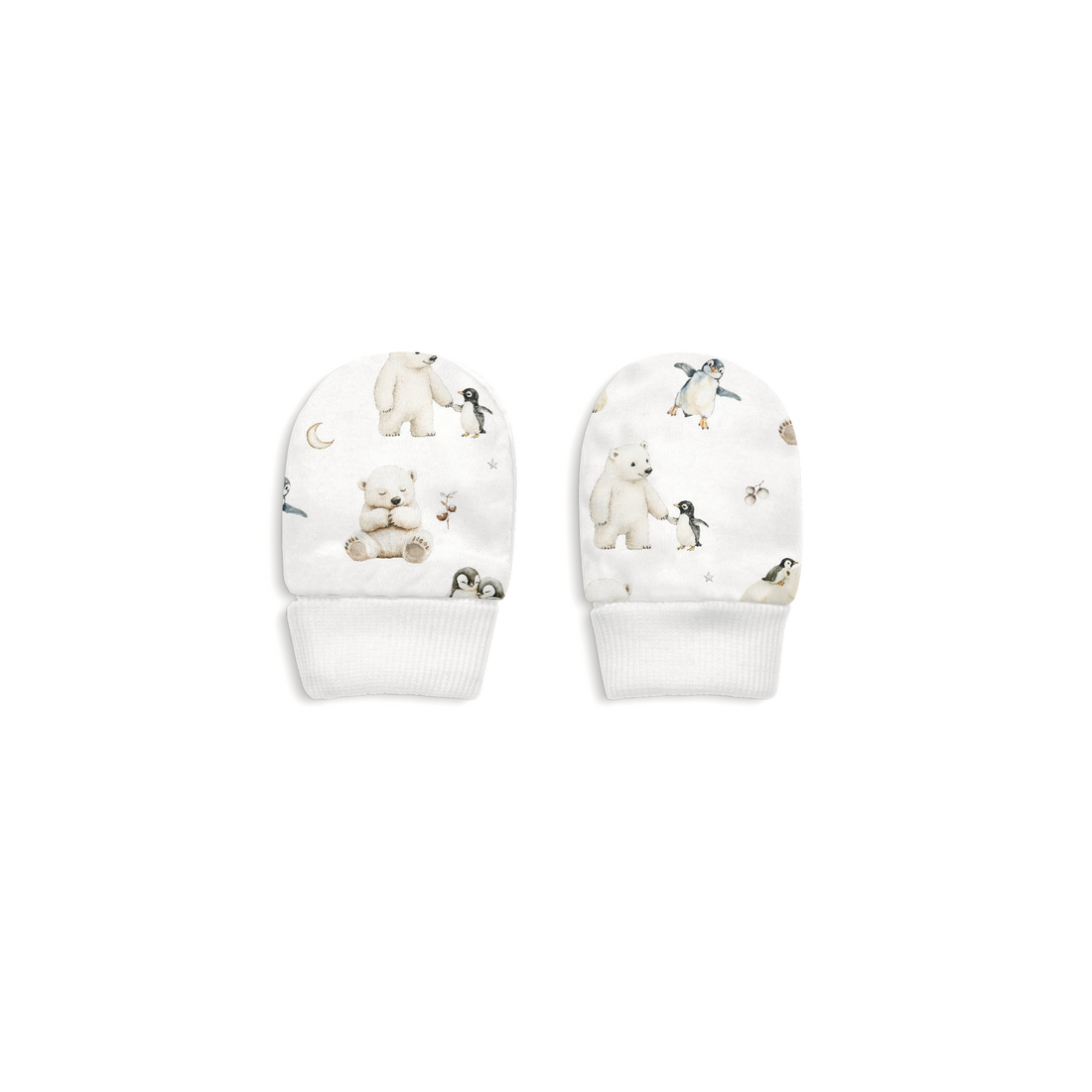 Polar Friends Mittens