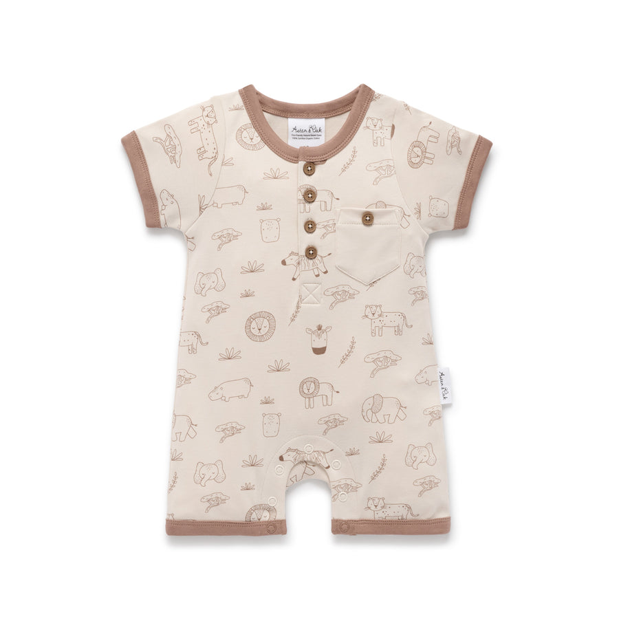 Safari Adventure Henley Romper