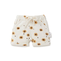 Baby Girls Natural Sunflower Harem Shorts Pants 