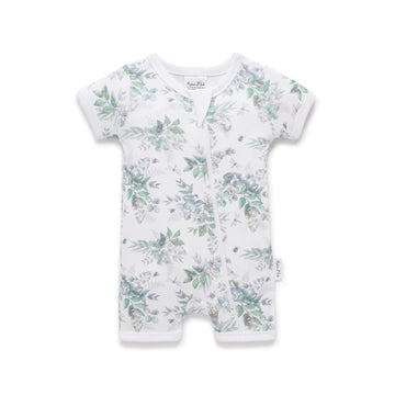 Snuggle Bug SS Zip Romper