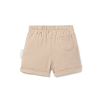 Baby Boys Taupe Rib Shorts Summer Babywear