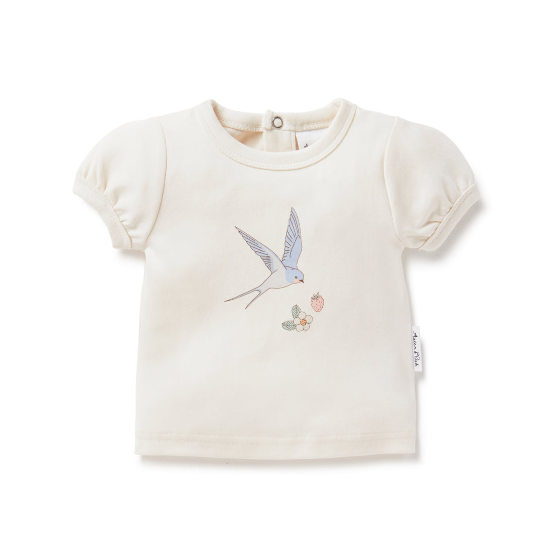 Baby & Toddler Girls Bird Swallow Print Top Tee