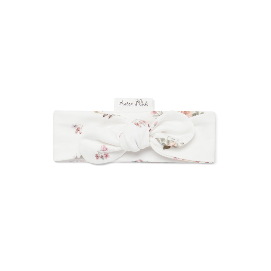 Baby Girls Bow Vintage Meadow Headband Flowers