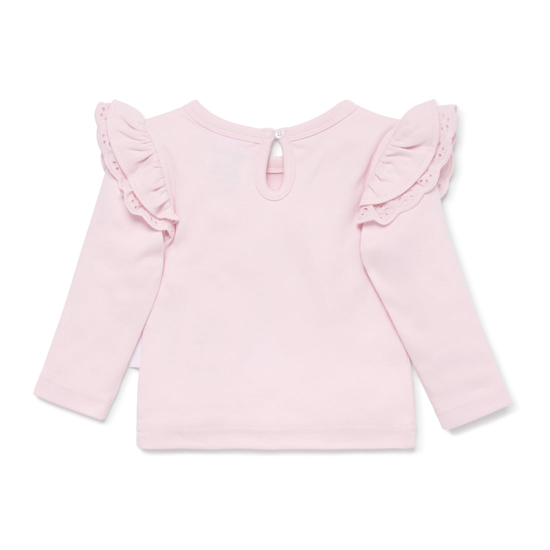 Baby Toddler Girls Pretty Pink Vintage Meadow Print Futter Tee