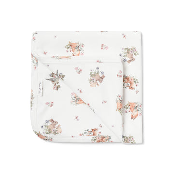 Baby Girls Swaddle Blanket Vintage Meadow Baby Wrap