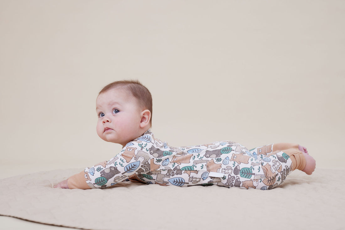Noah Woodland Zip Romper