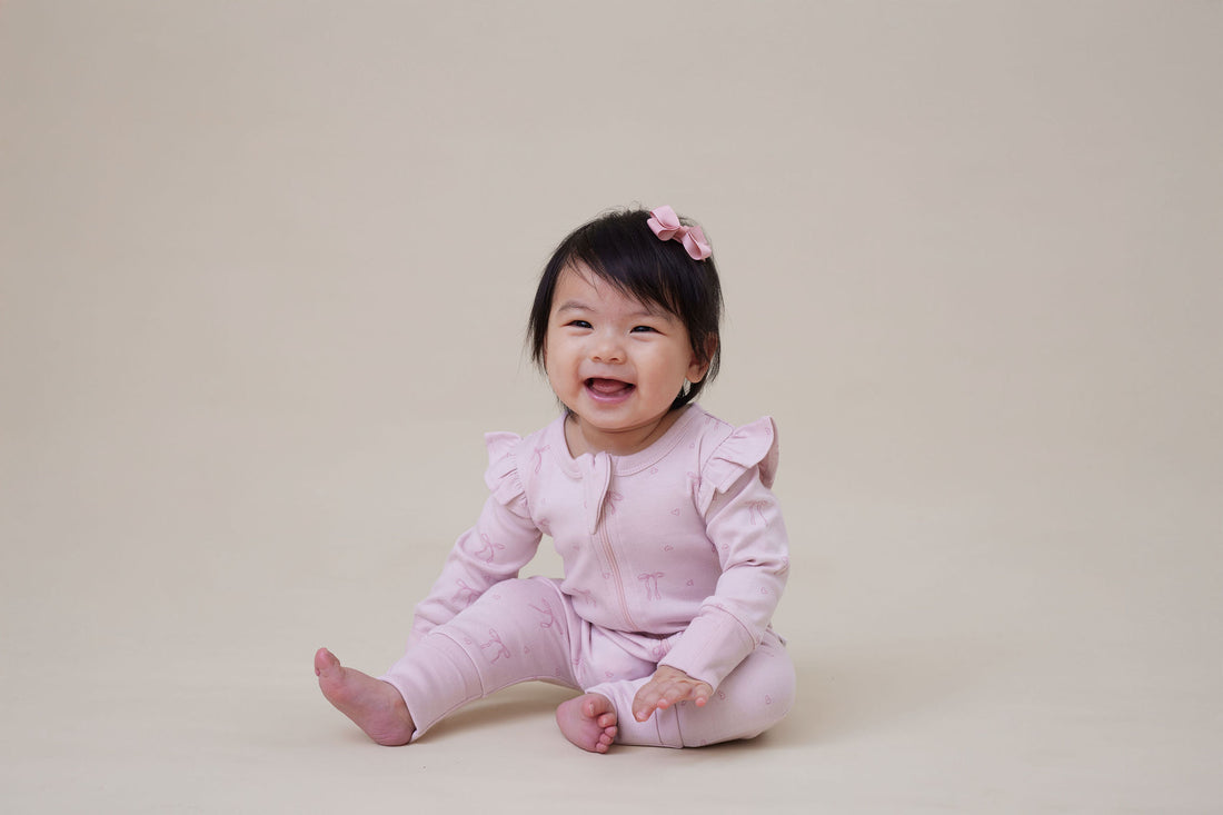 Lilly Bow Zip Romper