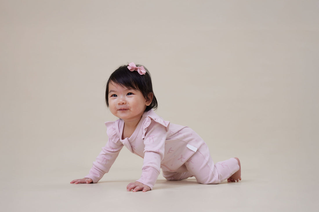 Lilly Bow Zip Romper
