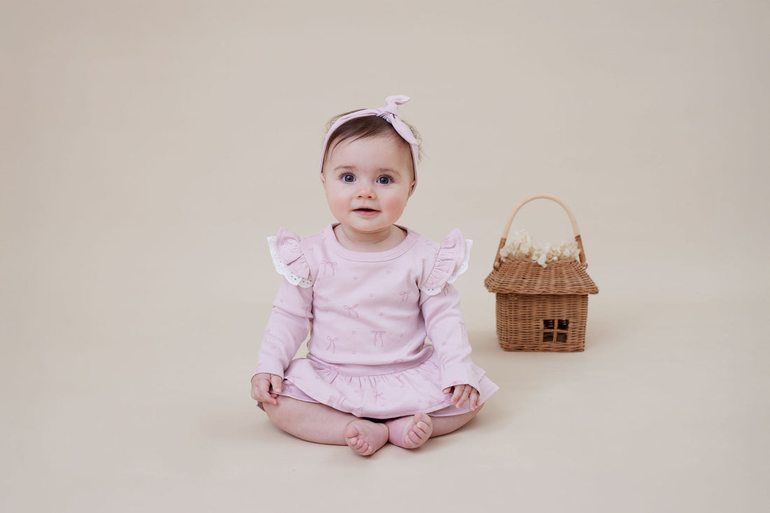 Lilly Bow Dress Onesie