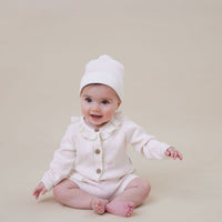 Coconut Bow Knit Cardigan