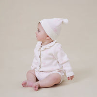 Coconut Bow Knit Cardigan