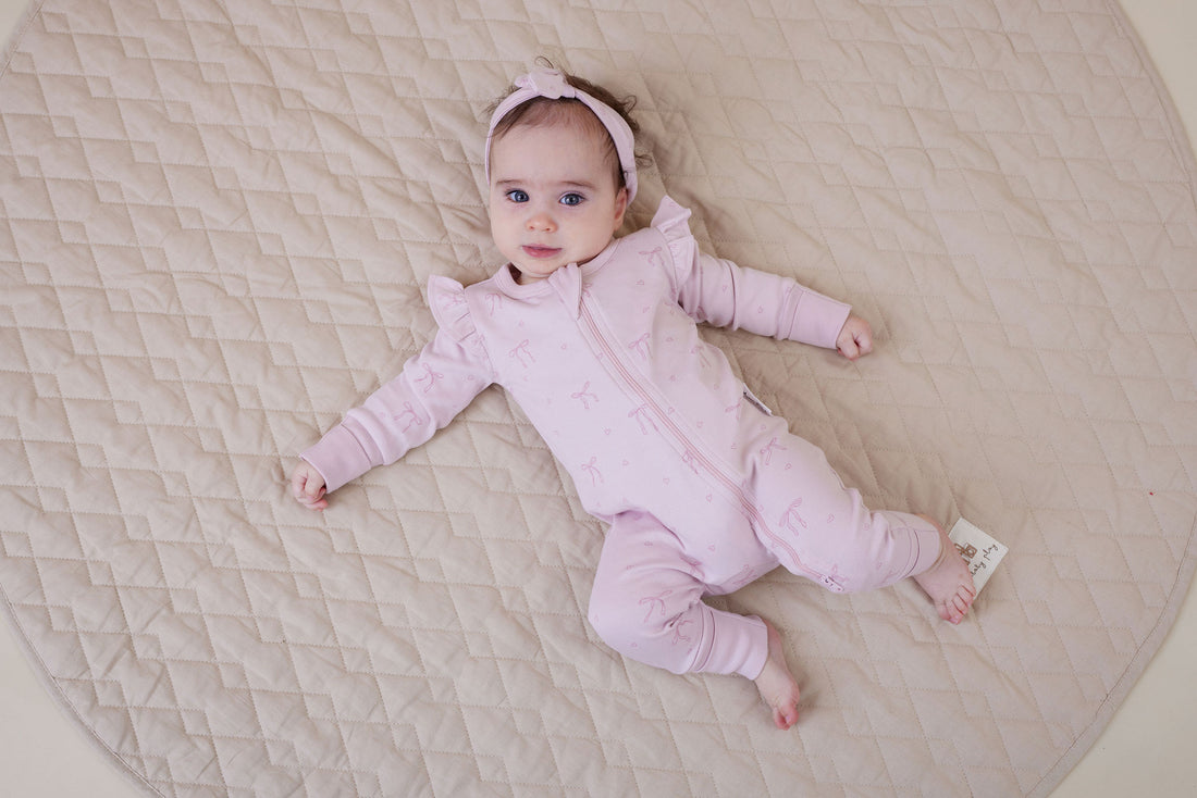 Lilly Bow Zip Romper