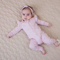 Lilly Bow Zip Romper