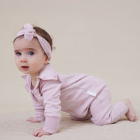 Lilly Bow Zip Romper