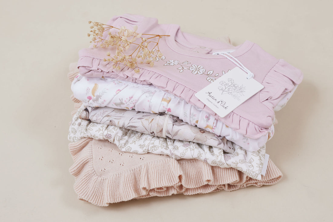 Oatmeal Ruffle Knit Blanket