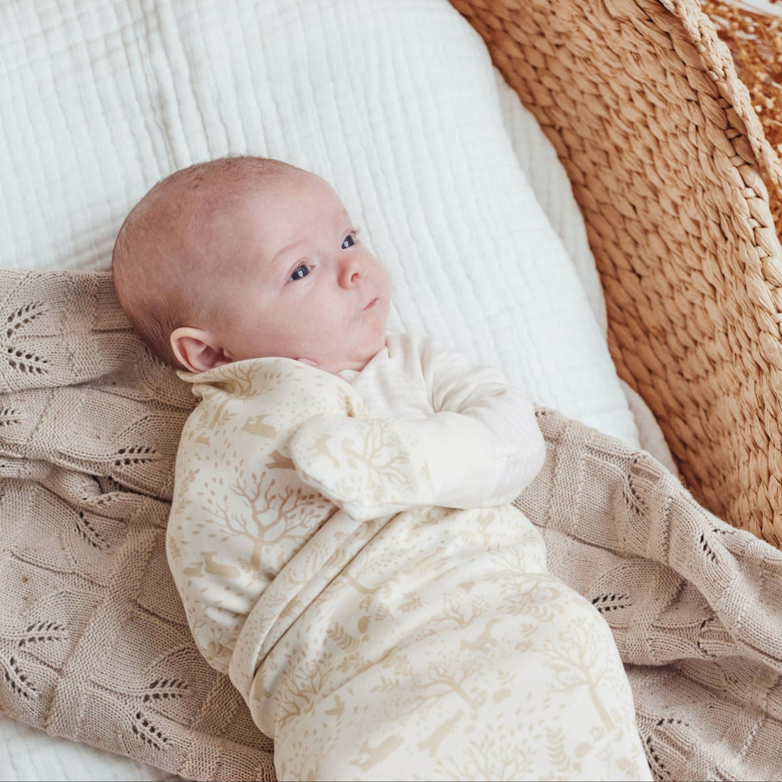 Woodland Ditsy Baby Wrap