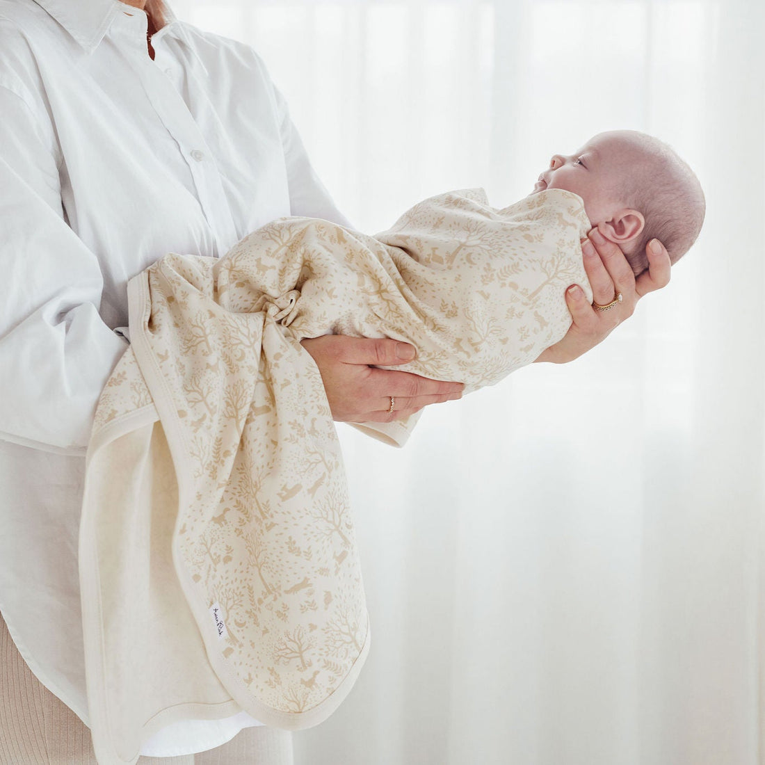 Woodland Ditsy Baby Wrap
