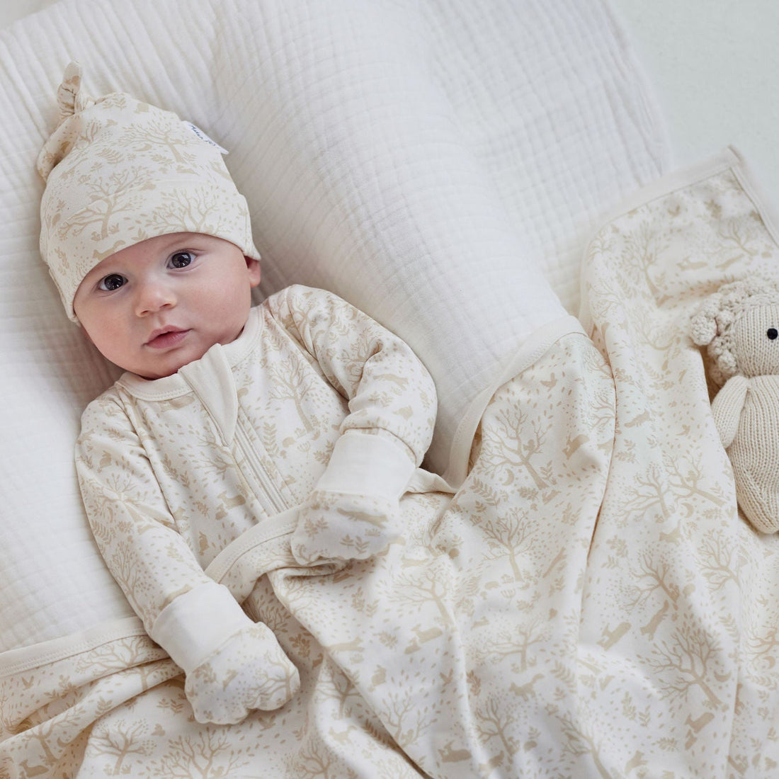 Woodland Ditsy Baby Wrap