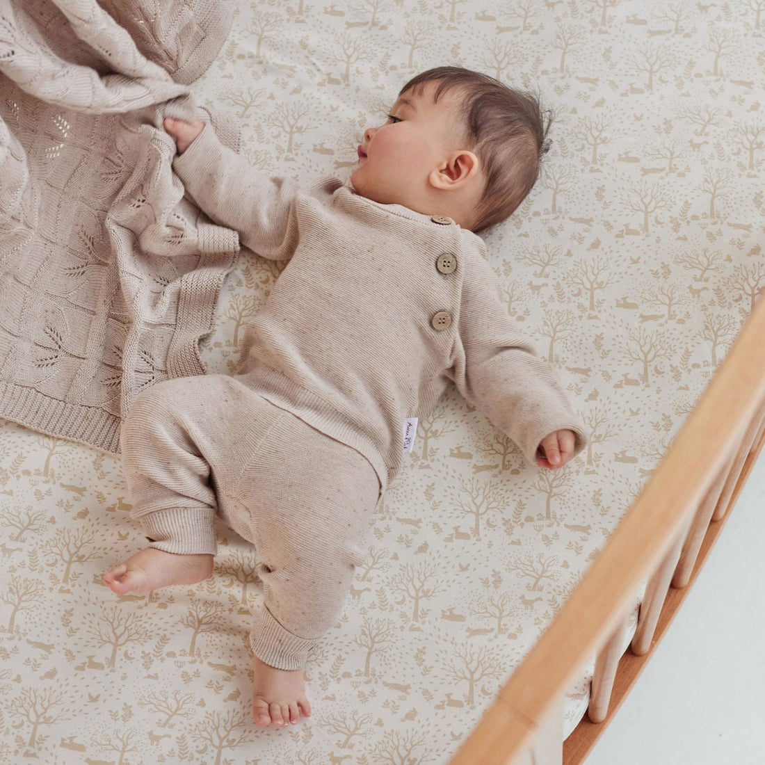 Woodland Ditsy Cot Sheet