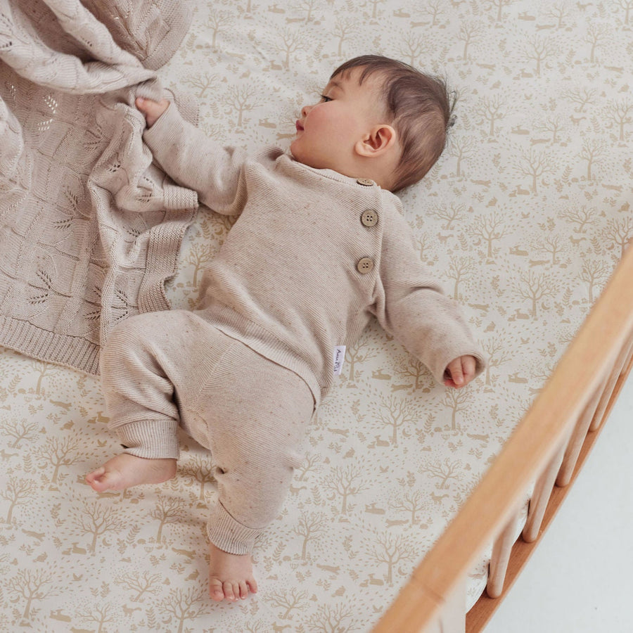 Woodland Ditsy Cot Sheet