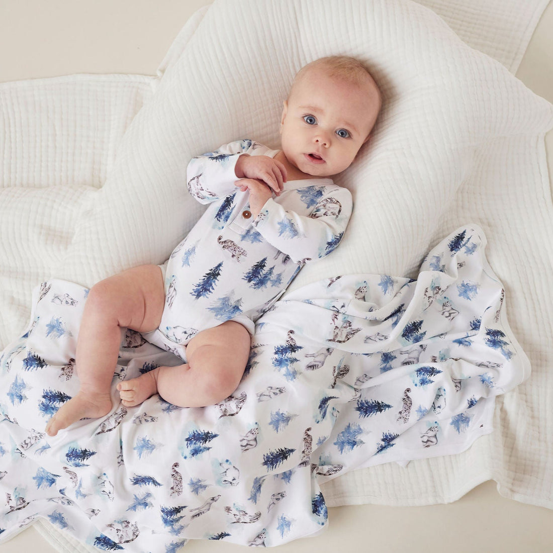 Snow Animals Baby Wrap
