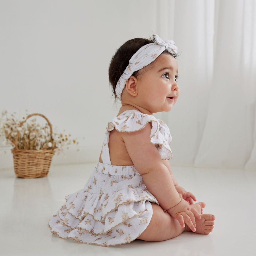 Sable Floral Muslin Playsuit