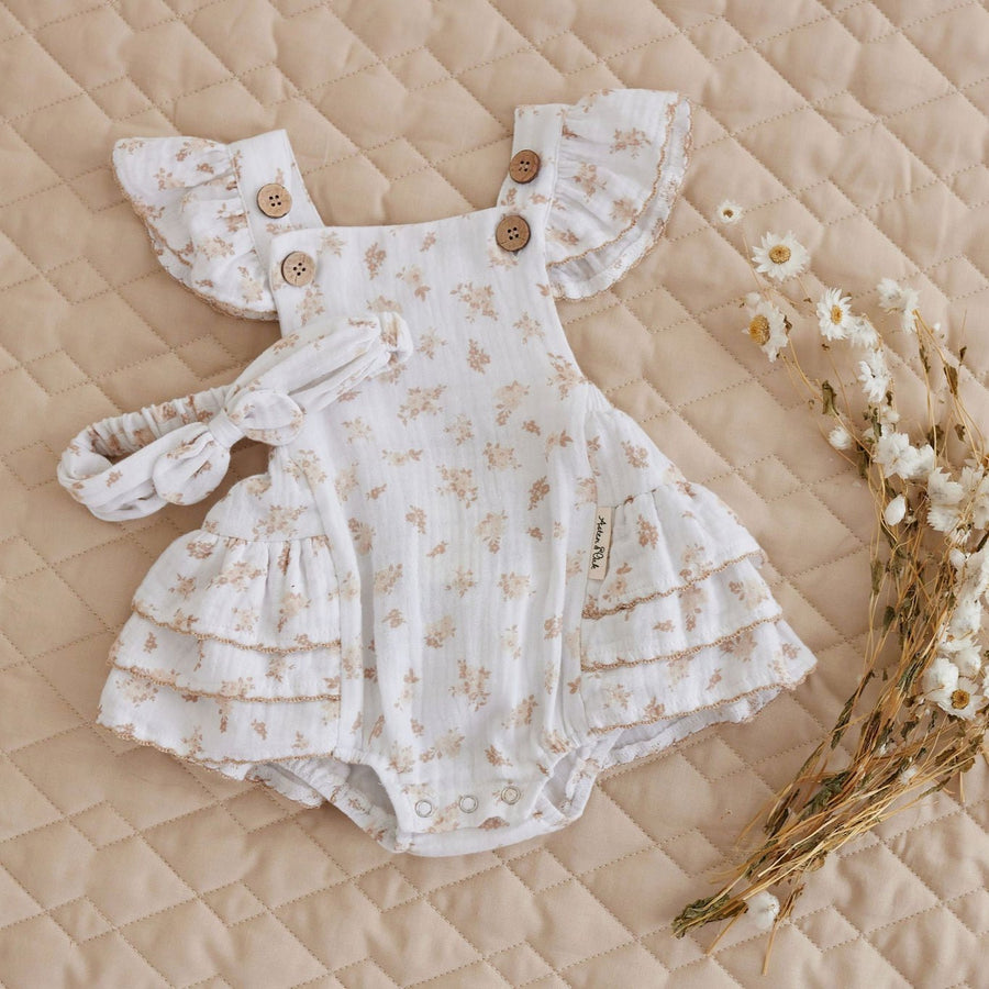Sable Floral Muslin Playsuit