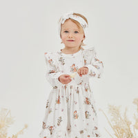 Baby Toddler Kids Pretty Girls Vintage Meadow Ruffle Dress
