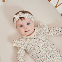Baby Toddler Girls Winter Floral Bow Headband 