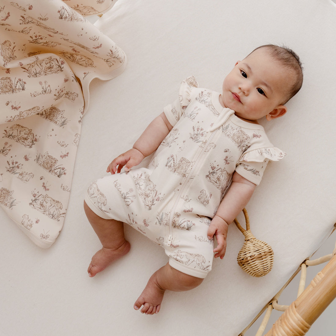 Baby Swaddle Jersey Blanket Organic Meadow Baby Wrap