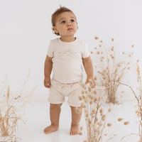 Baby & Toddler Unisex Neutral Cloud Chaser Rib Tee Top