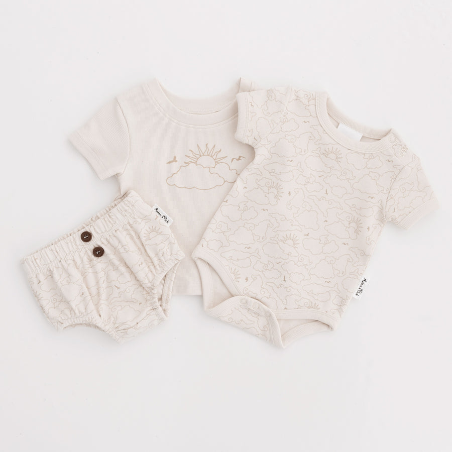 Baby Gender Neutral Ribbed Cloud Chaser Rib Bloomers Pants