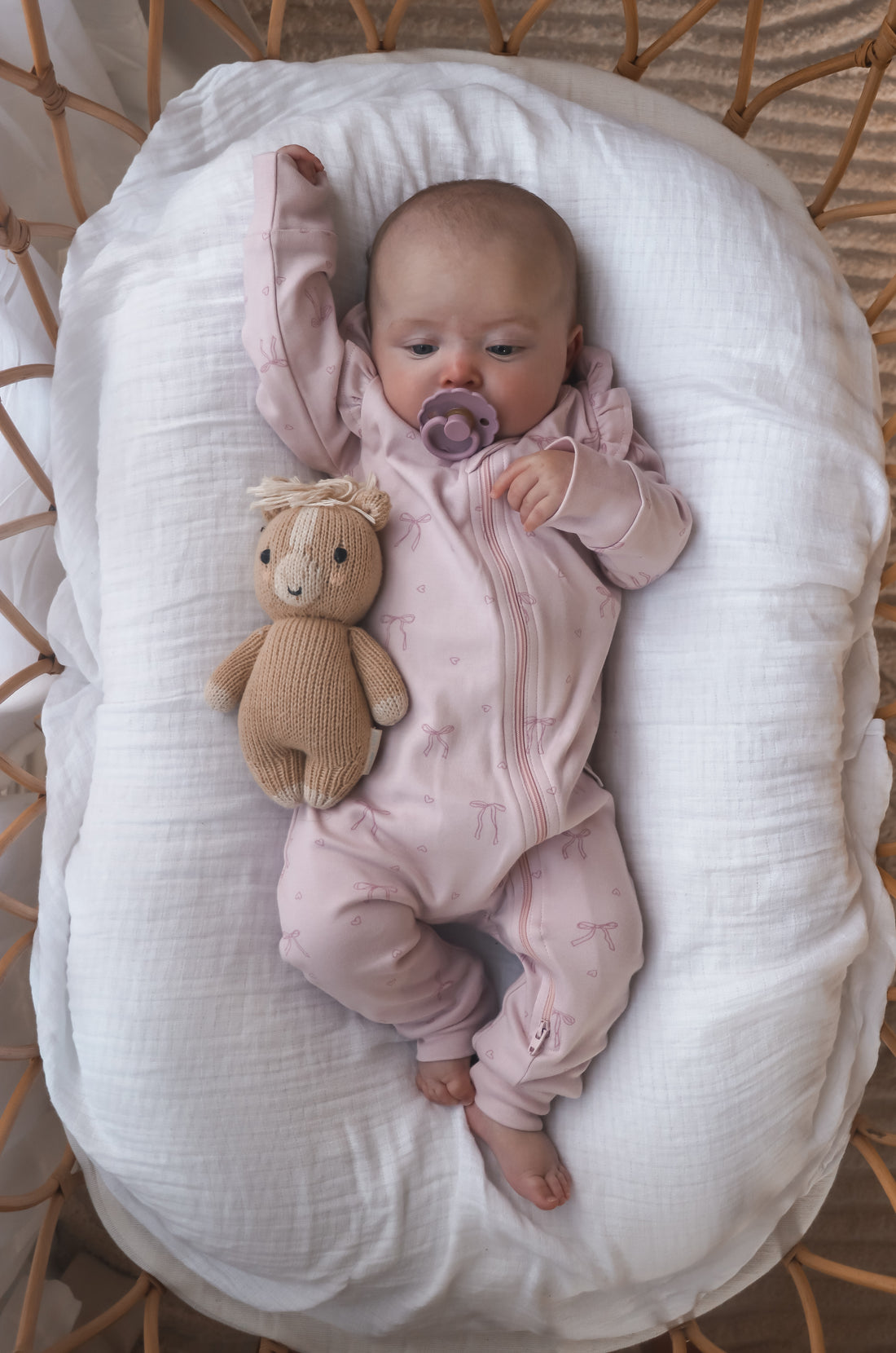 Lilly Bow Zip Romper