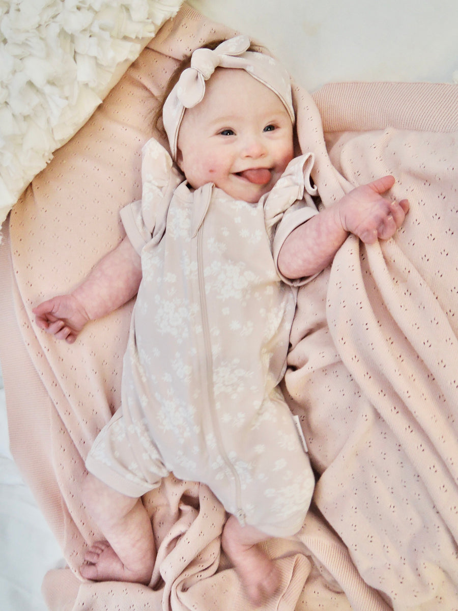 Eve Floral Zip Romper