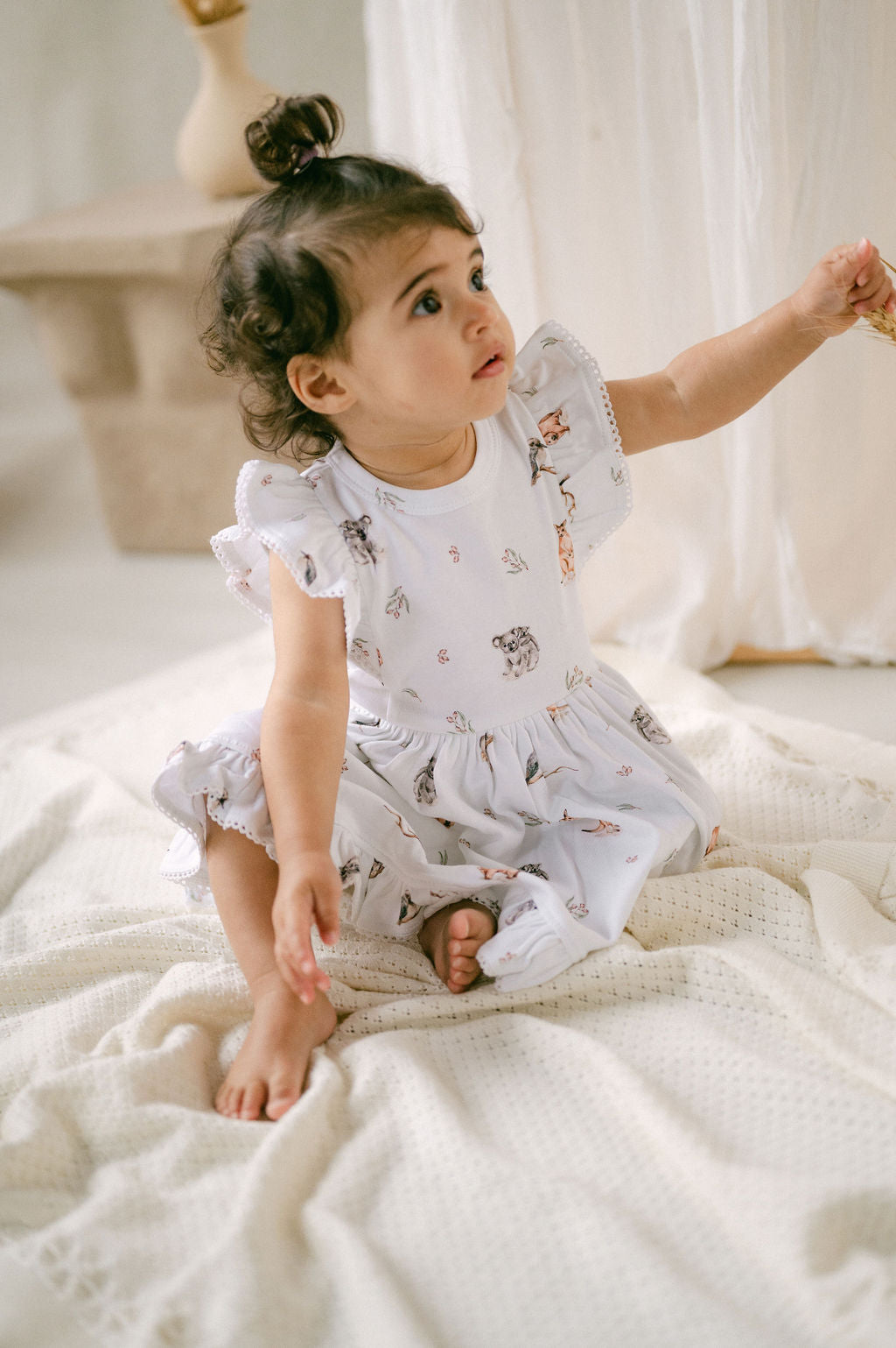 Native Animal Flare Dress