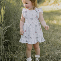 Native Animal Flare Dress