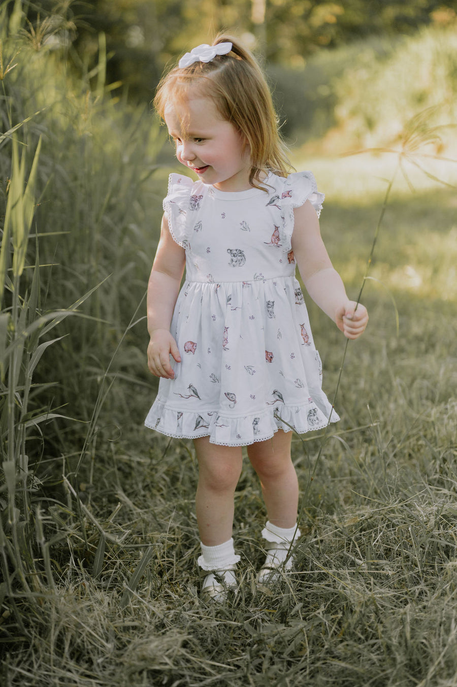Native Animal Flare Dress