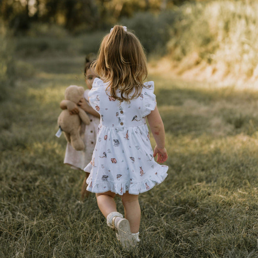 Native Animal Flare Dress