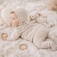 Heirloom Knit 4 Piece Gift Set - Taupe